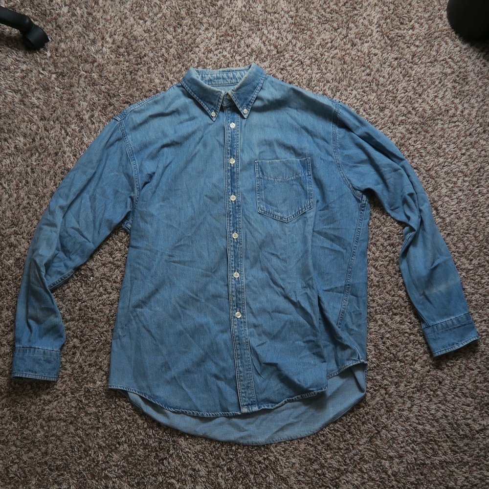 Vintage Denim J. Crew Button Down Shirt